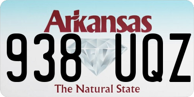 AR license plate 938UQZ