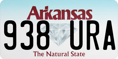 AR license plate 938URA