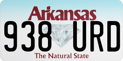 AR license plate 938URD