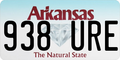 AR license plate 938URE