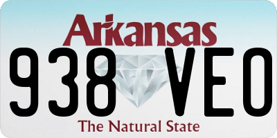 AR license plate 938VEO