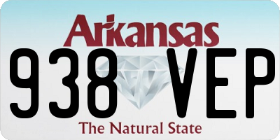 AR license plate 938VEP