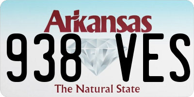 AR license plate 938VES