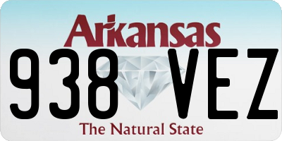 AR license plate 938VEZ