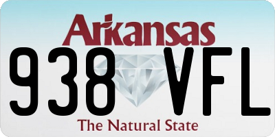 AR license plate 938VFL