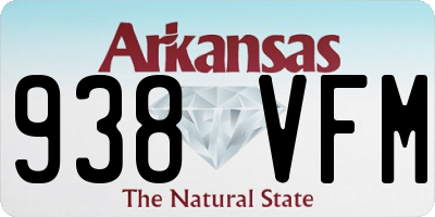 AR license plate 938VFM