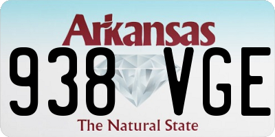 AR license plate 938VGE