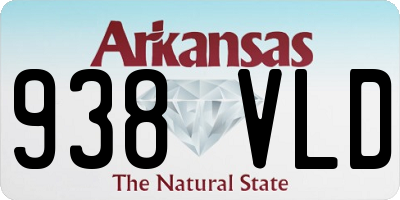 AR license plate 938VLD