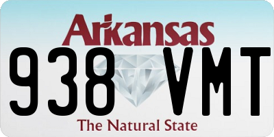 AR license plate 938VMT