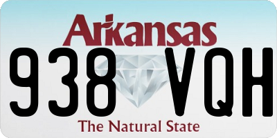 AR license plate 938VQH