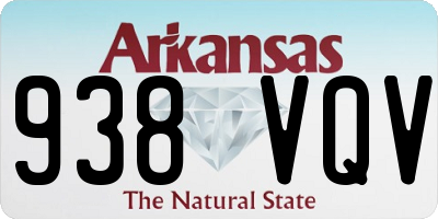 AR license plate 938VQV
