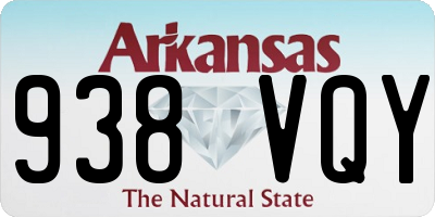 AR license plate 938VQY