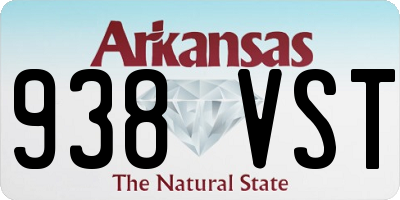 AR license plate 938VST