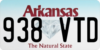 AR license plate 938VTD
