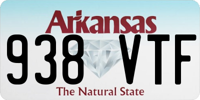 AR license plate 938VTF