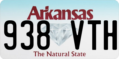 AR license plate 938VTH