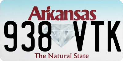 AR license plate 938VTK