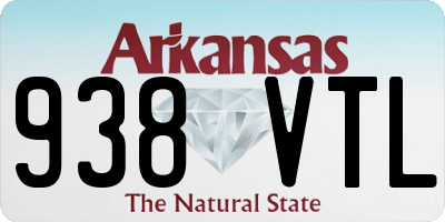 AR license plate 938VTL