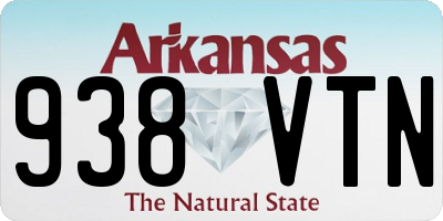 AR license plate 938VTN