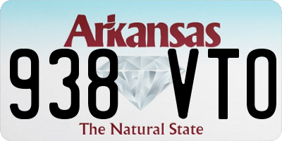 AR license plate 938VTO