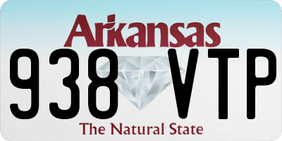 AR license plate 938VTP
