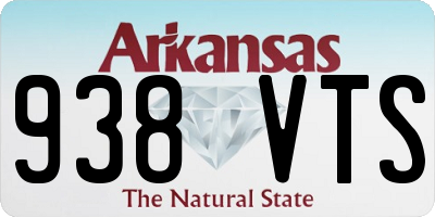 AR license plate 938VTS