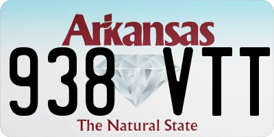 AR license plate 938VTT