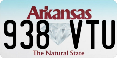 AR license plate 938VTU