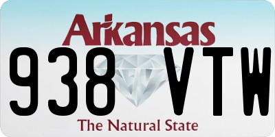 AR license plate 938VTW