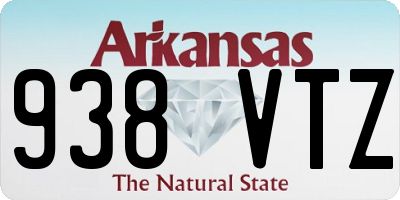 AR license plate 938VTZ