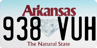 AR license plate 938VUH
