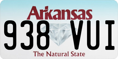 AR license plate 938VUI