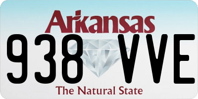 AR license plate 938VVE
