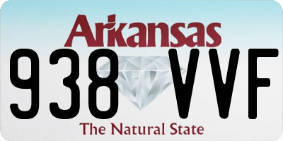 AR license plate 938VVF