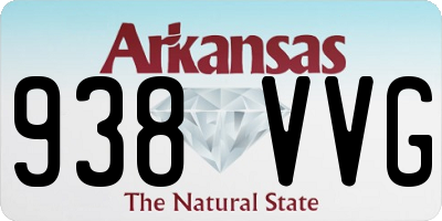 AR license plate 938VVG