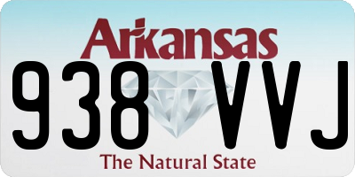 AR license plate 938VVJ