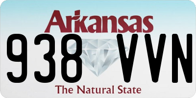 AR license plate 938VVN