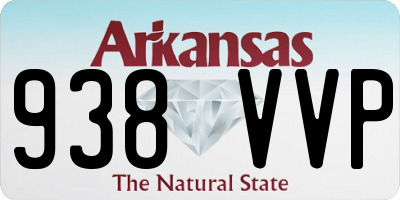 AR license plate 938VVP