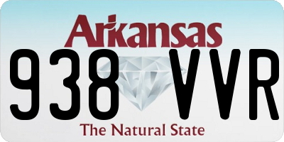 AR license plate 938VVR