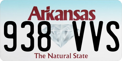 AR license plate 938VVS