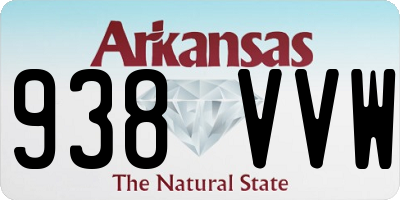 AR license plate 938VVW