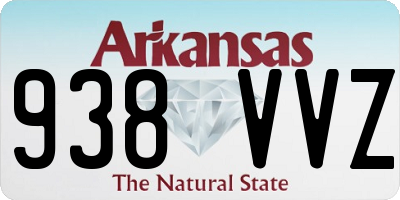 AR license plate 938VVZ