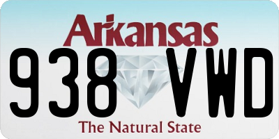 AR license plate 938VWD