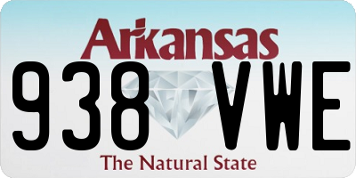 AR license plate 938VWE