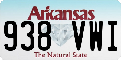 AR license plate 938VWI