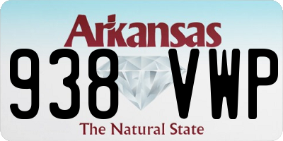AR license plate 938VWP