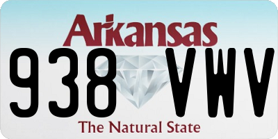 AR license plate 938VWV