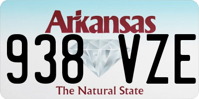AR license plate 938VZE