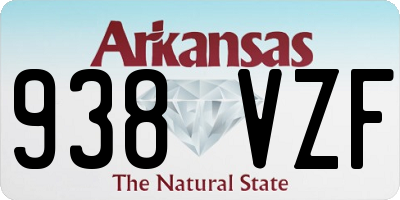 AR license plate 938VZF