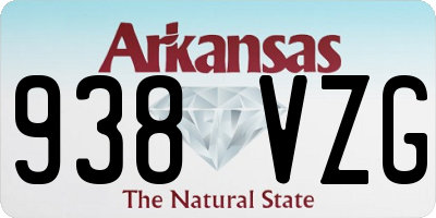 AR license plate 938VZG